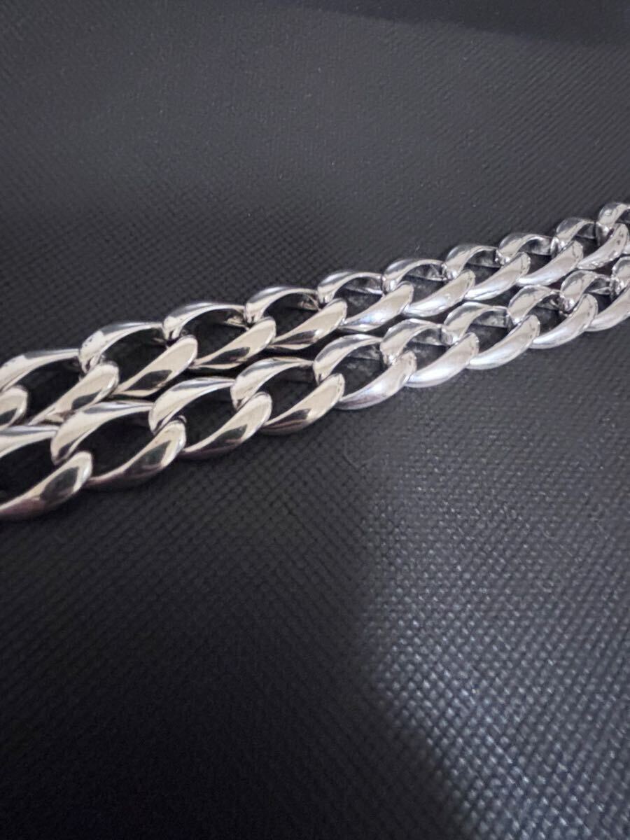 ウォレットチェーン クラシックチェーン ファンシー シルバー925 刻印_画像3