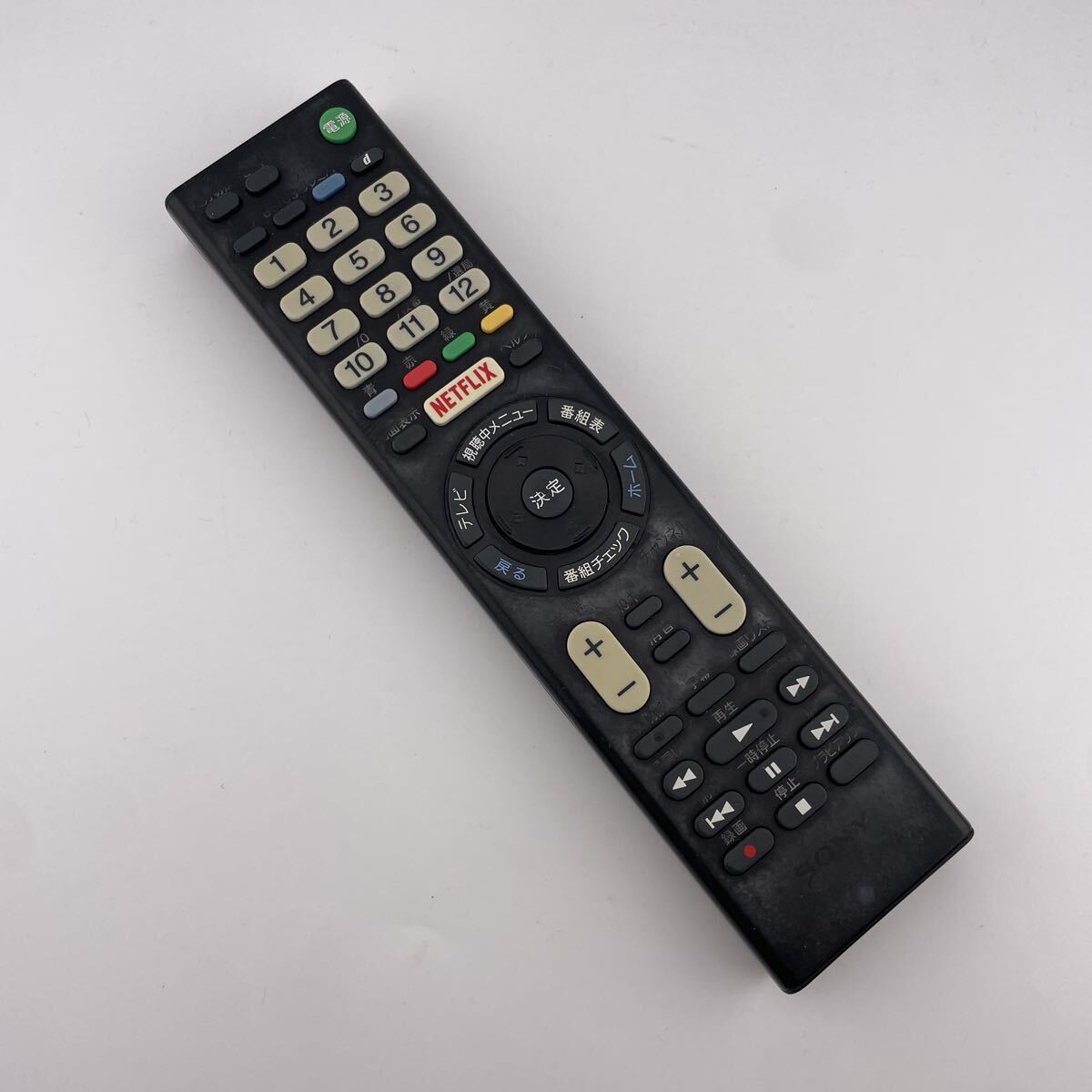 B【赤外線動作確認済】送料無料　返金保証　　SONY ソニー　純正　 リモコン テレビリモコン RMT-TX100J BRAVIA ブラビア_画像1