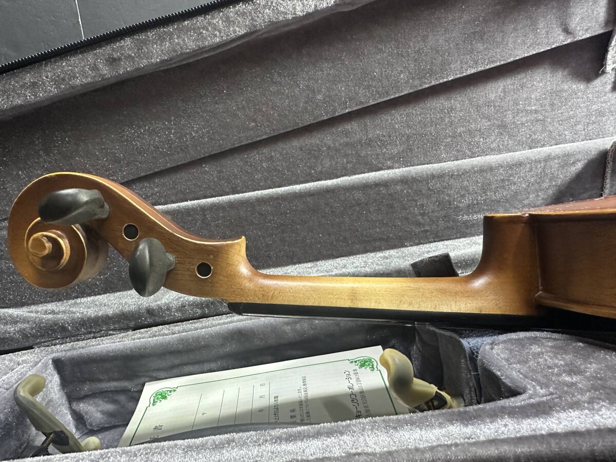 ★コレクター必見！！ 当時物 現状品 Hallstatt V-12 ハルシュタット ヴァイオリン ケース 付属付き ブラウン 弦楽器 音楽 楽器 IK68_画像7