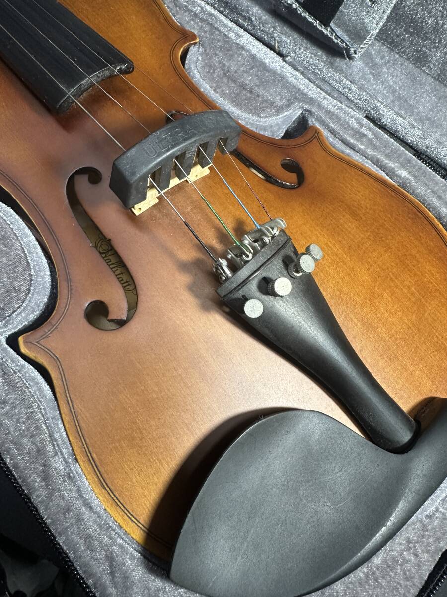 ★コレクター必見！！ 当時物 現状品 Hallstatt V-12 ハルシュタット ヴァイオリン ケース 付属付き ブラウン 弦楽器 音楽 楽器 IK68_画像2