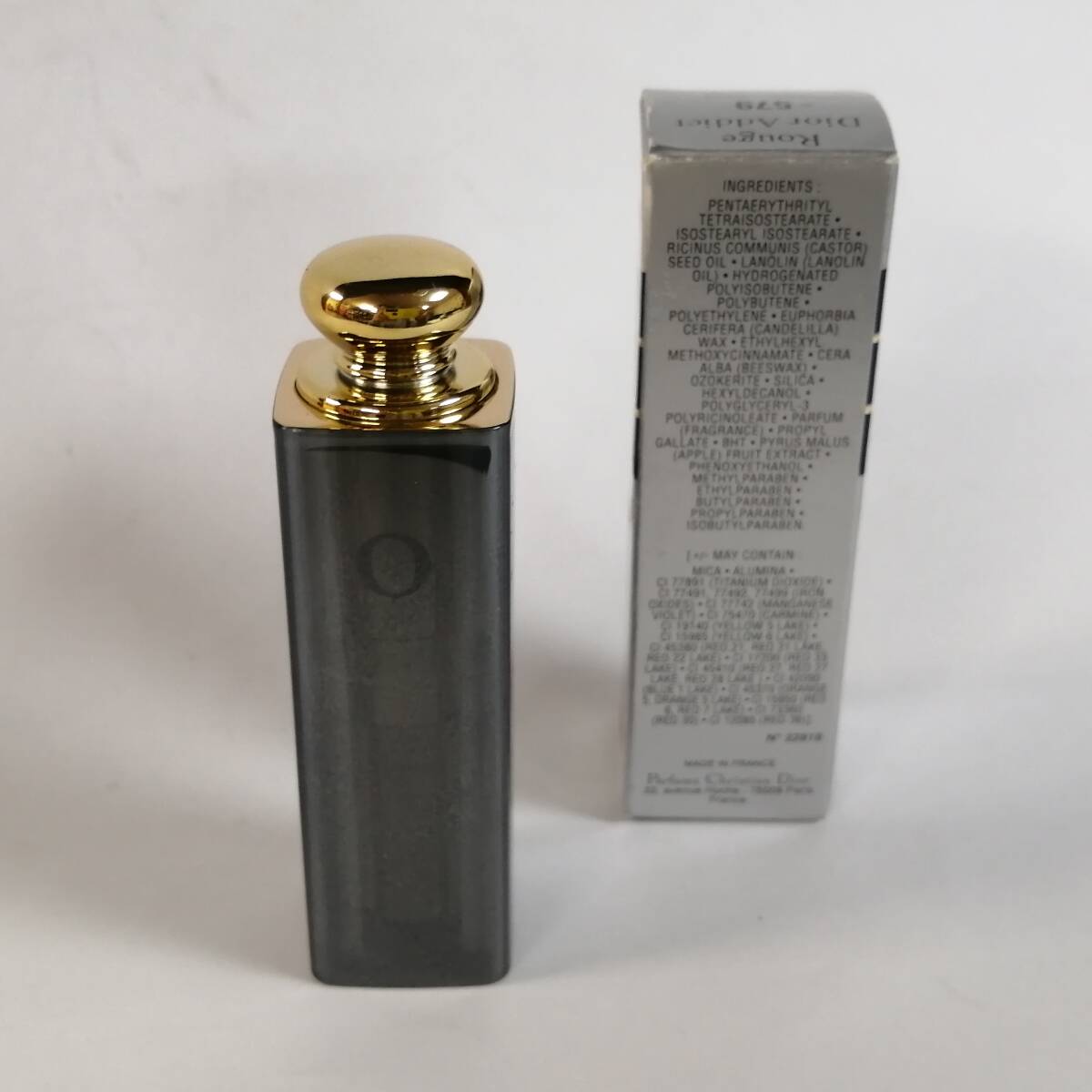 ◎25111208　【未使用】 Parfums Christian Dior ディオール ルージュ 579 ROSE VISION Rouge Dior Addict 開封済 保管品_画像3