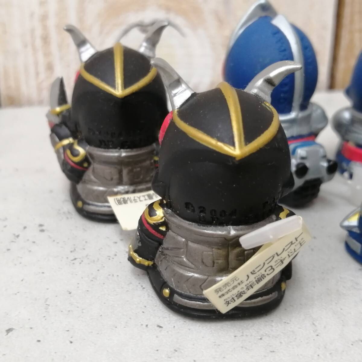 〇25111909　仮面ライダーブレイド　キャラクター人形　ミニフィギュア　3種6個セット　縁日　すくい人形　バンプレスト_画像8