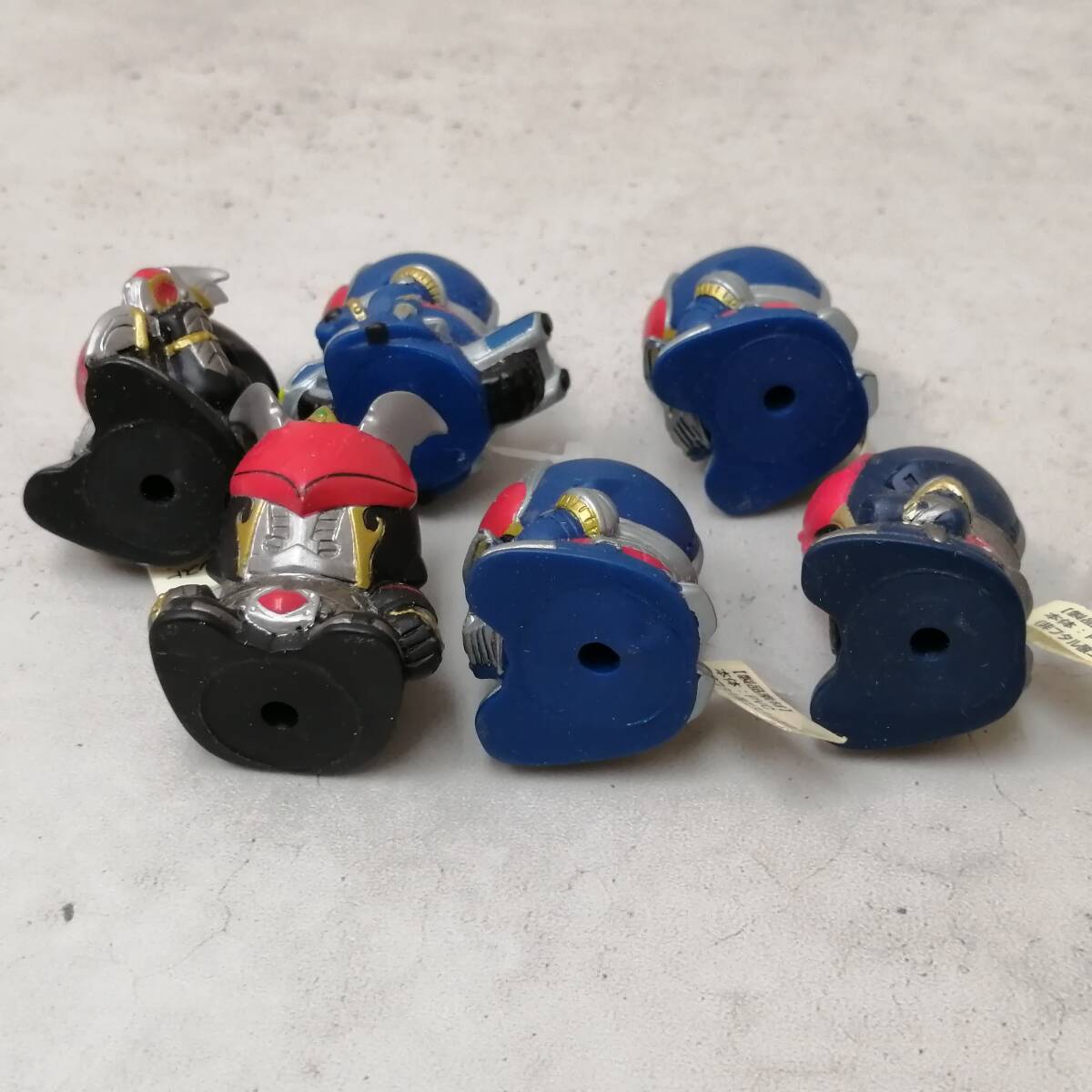 〇25111909　仮面ライダーブレイド　キャラクター人形　ミニフィギュア　3種6個セット　縁日　すくい人形　バンプレスト_画像9