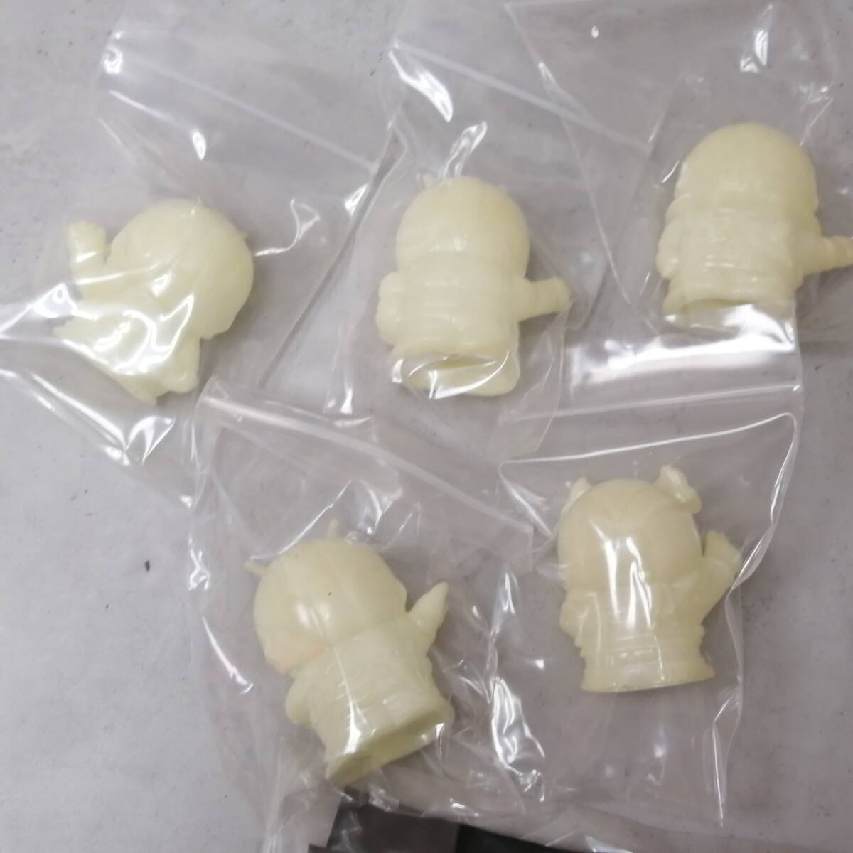 〇25111911　仮面ライダー　ビックリ！光るライダー戦士　5体セット　蓄光　指人形　'94東映スーパーヒーローフェア　保管品_画像9