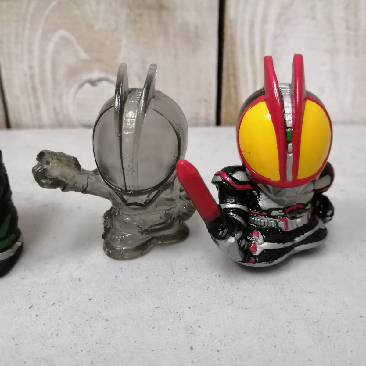 〇25111913 仮面ライダー 指人形 11個セット 仮面ライダーキッズ ソフビ人形 いろいろ まとめて_画像6