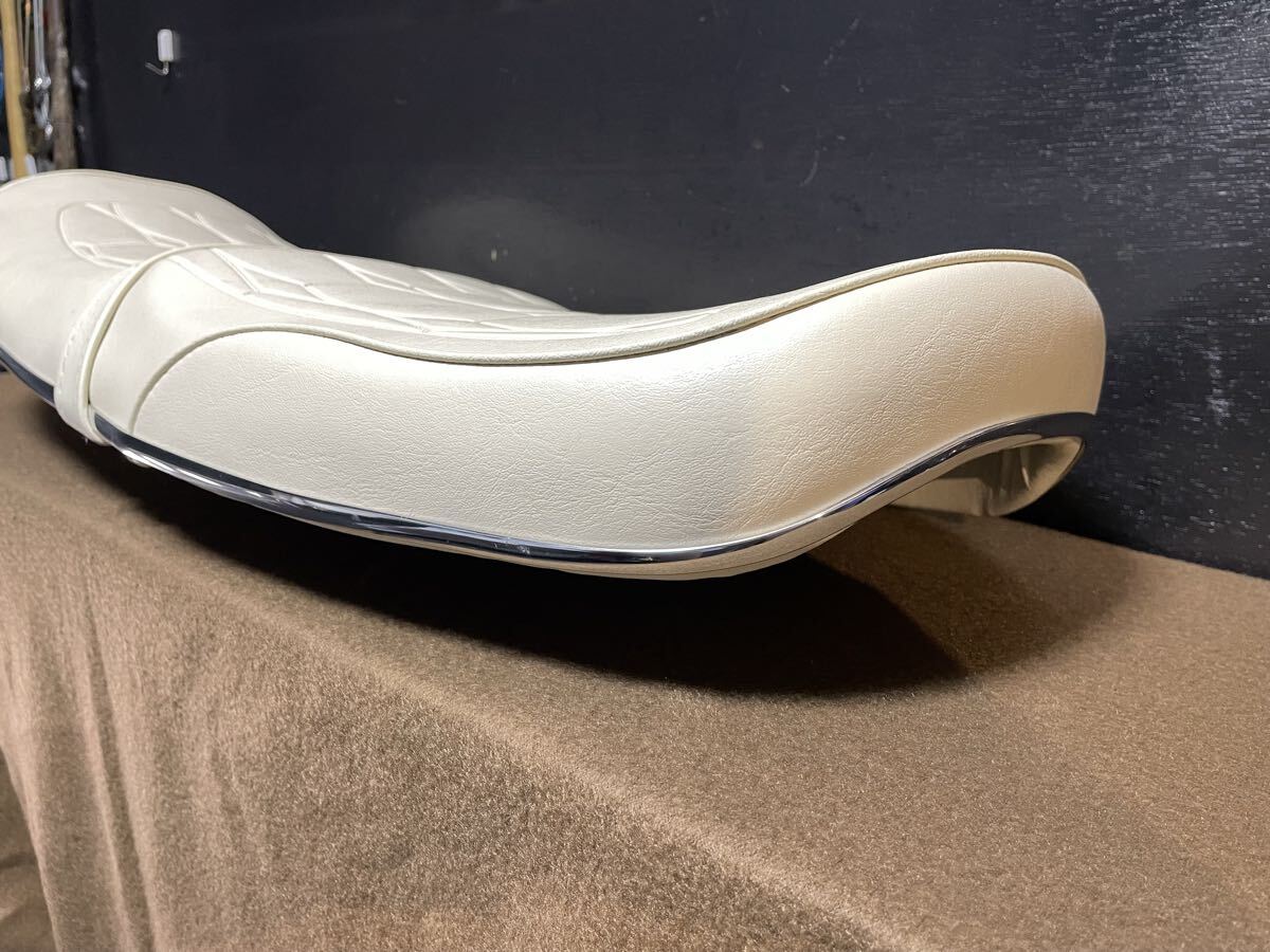 GT380 初期柄シート 素人張替品 リプロ製シートベース 素人あんこ抜き _画像5