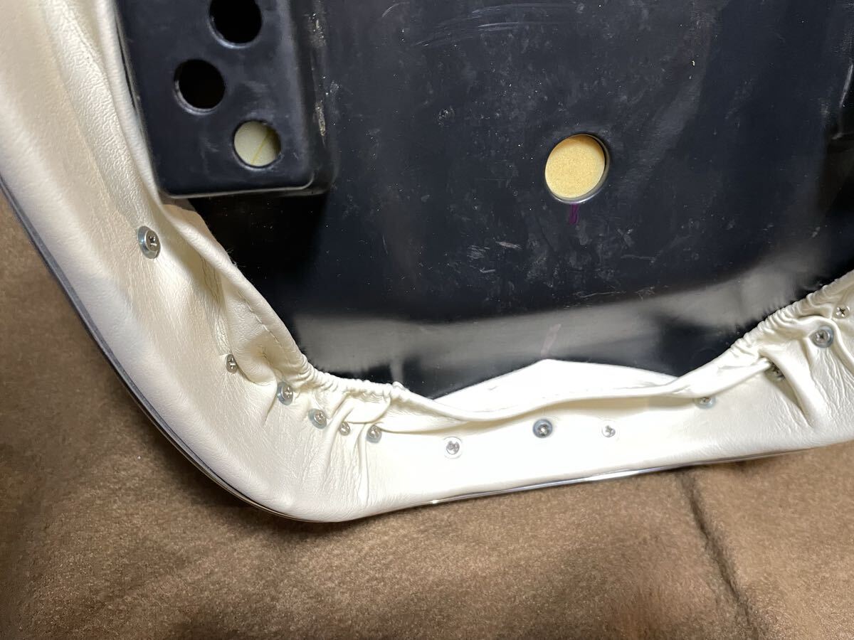 GT380 初期柄シート 素人張替品 リプロ製シートベース 素人あんこ抜き _画像9