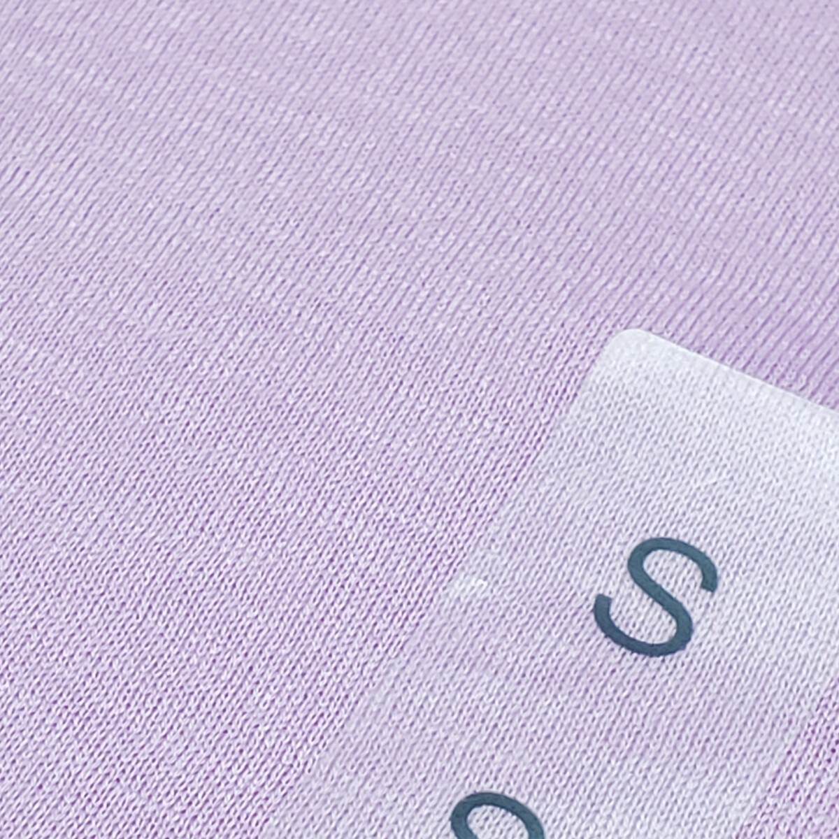 UNIQLO ユニクロ WOMEN ライトコットン クルーネックT(長袖) S パープル タグ付き未使用品_画像6