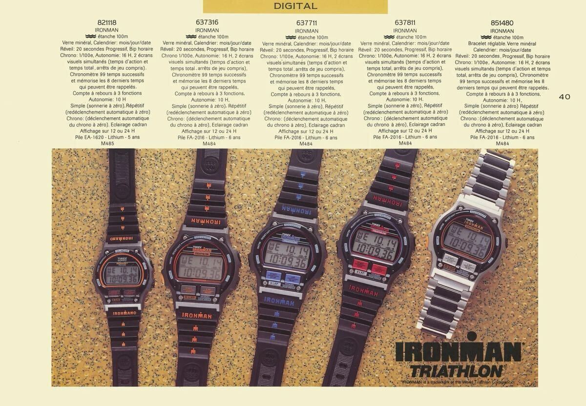 希少☆TIMEX IRONMAN TRIATHLON 8LAP 豆球後期 NOSバンド タイメックス アイアンマン ヴィンテージ オレンジ メンズ デジタル 腕時計_画像9