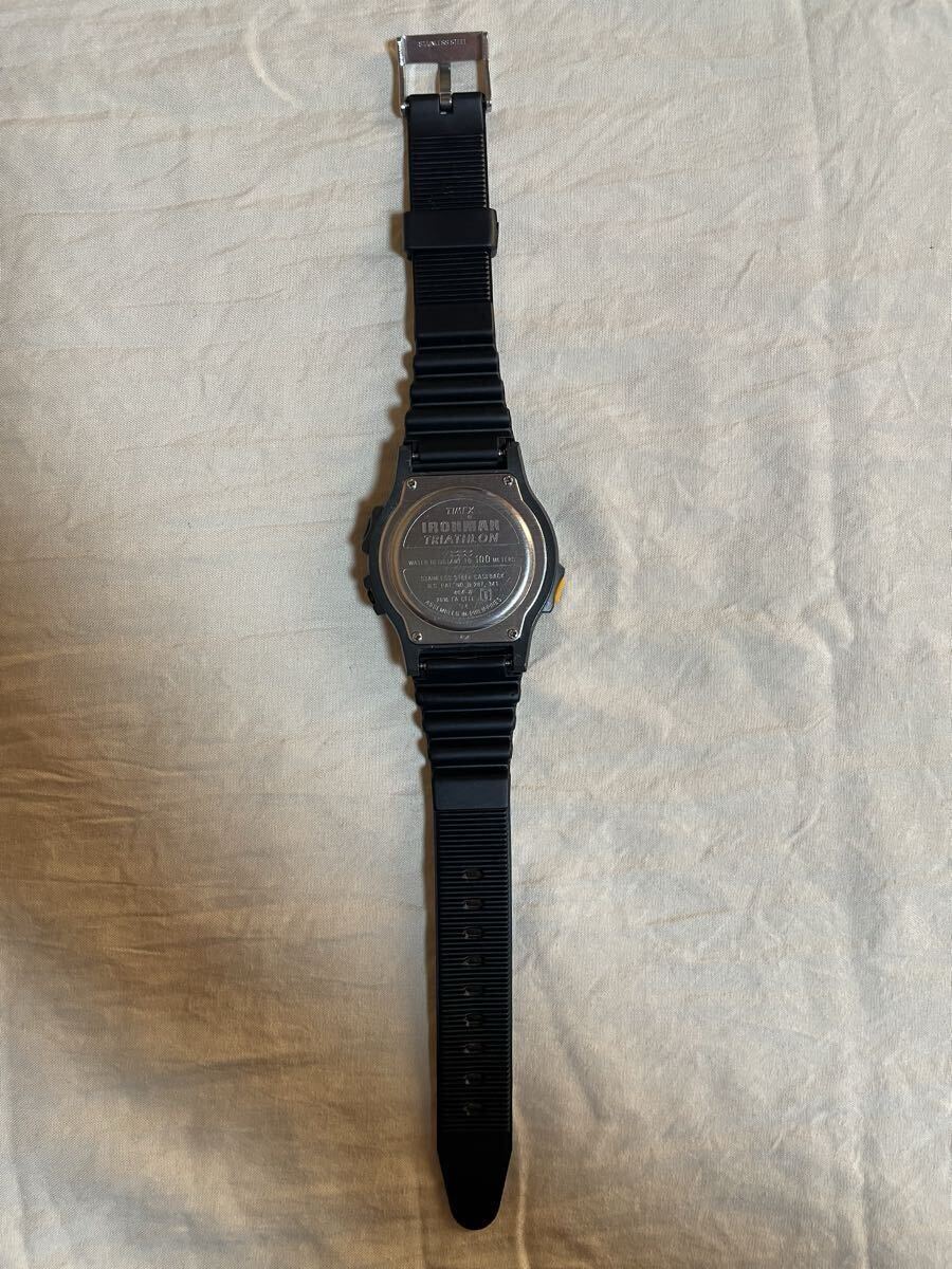 希少☆TIMEX IRONMAN TRIATHLON 8LAP 豆球後期 NOSバンド タイメックス アイアンマン ヴィンテージ オレンジ メンズ デジタル 腕時計_画像6
