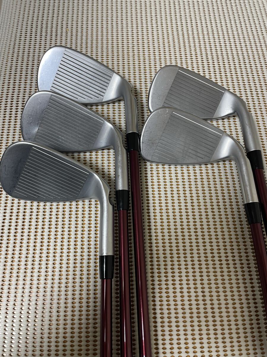 左 (5本) G700 FUBUKI R 管理番号00003 ピン アイアンセット PING フブキ シルバードット レフティ 7-U_画像4