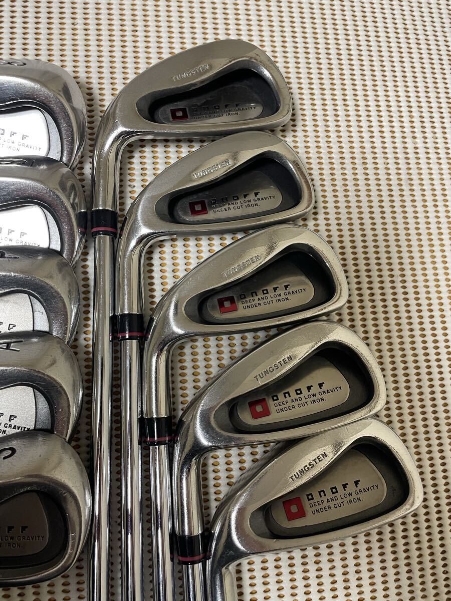 左 (10本) ONOFF 2004 NS PRO 850GH R 管理番号00031 オノフ アイアンセット ダイワゴルフ 3-S_画像2