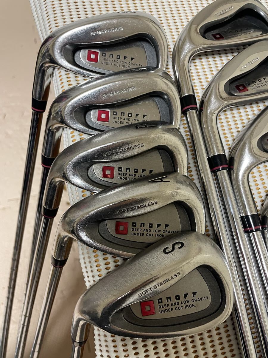 左 (10本) ONOFF 2004 NS PRO 850GH R 管理番号00031 オノフ アイアンセット ダイワゴルフ 3-S_画像3