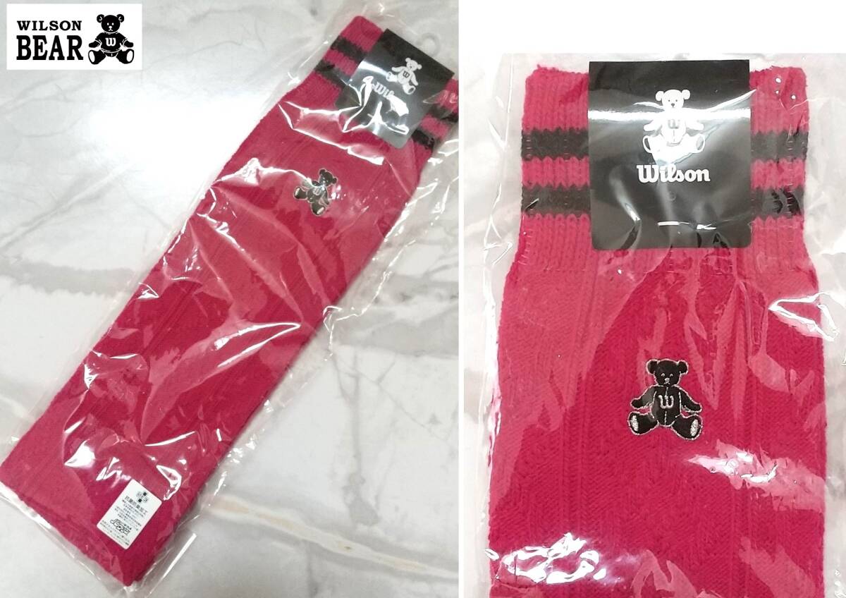 新品！　【Wilson Bear（ウィルソン ベア）】レディース ニット レッグウォーマー　ゴルフ テニス_画像2