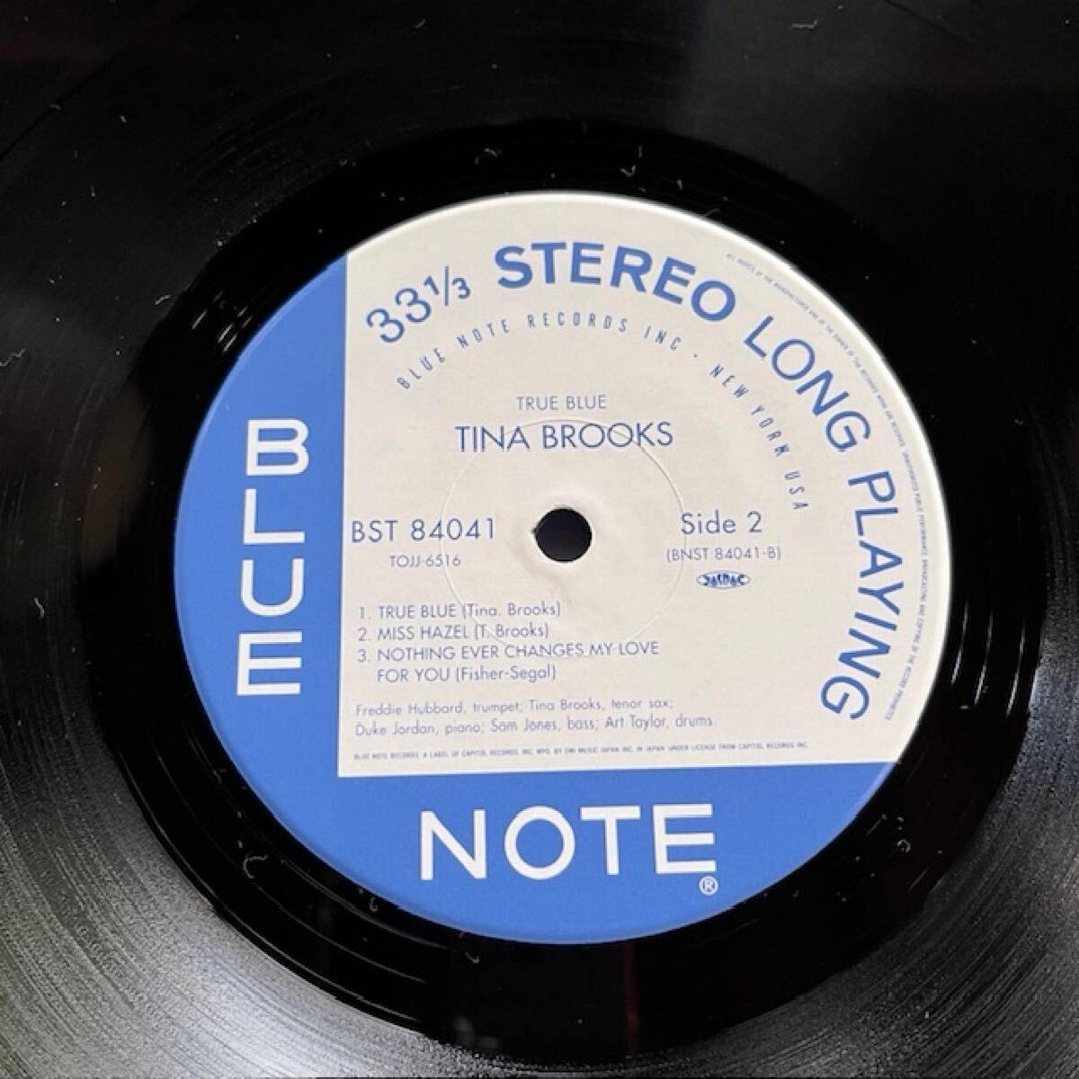 新品同様！小鐵徹！RVGマスター 180g コート BLUE NOTE / TINA BROOKS『TRUE BLUE』ティナ・ブルックス / FREDDIE HUBBARD, ブルーノート_画像4