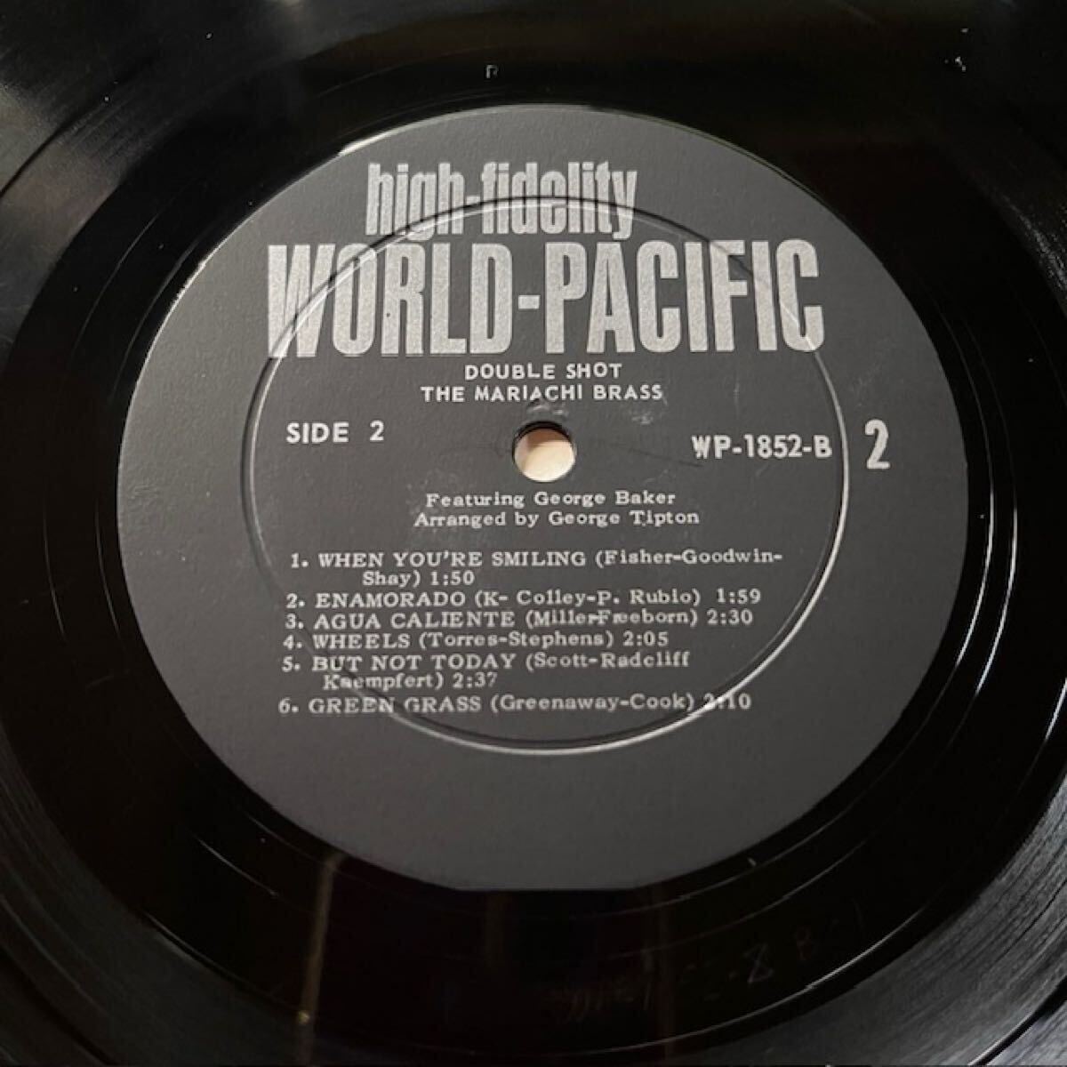 ●チェット・ベイカー！美女ジャケ！US ORIG. DG MONO SLEEVE / WORLD PACIFIC / THE MARIACHI BRASS FEATURING CHET BAKER『DOUBLE SHOT』_画像4