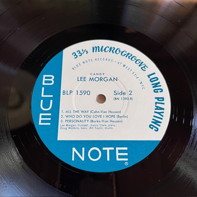 特別復刻盤！音の良いキング盤！完全限定 帯付き美盤！BLUE NOTE / LEE MORGAN『CANDY』リー・モーガン / ブルーノート / 高音質AUDIOPHILE_画像4