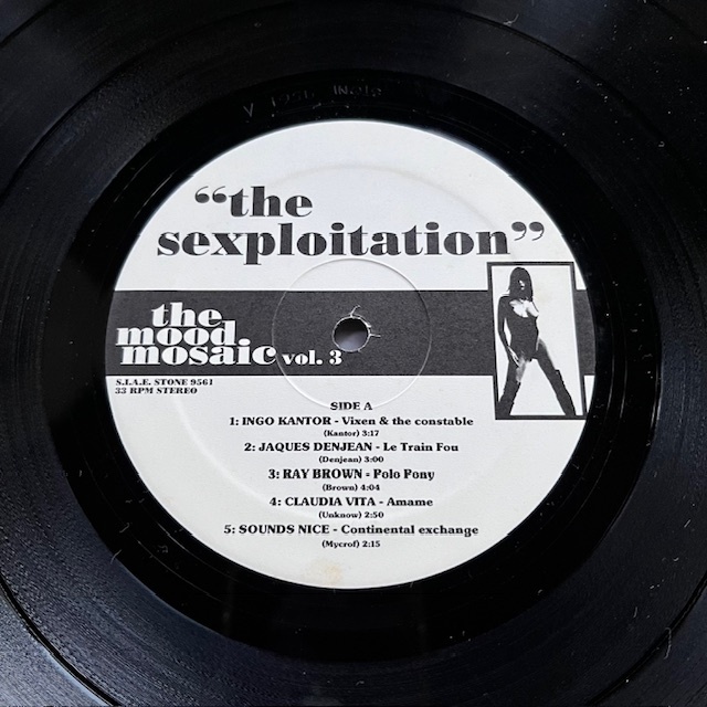 ☆エロ！ヌードジャケ！伊 初回オリジナル盤 / JAZZ-FUNK RAREGROOVE / V.A.『MOOD MOSAIC 3, THE SEXPLOITATION』A.C.JOBIM / LIL' LOUIS_画像6