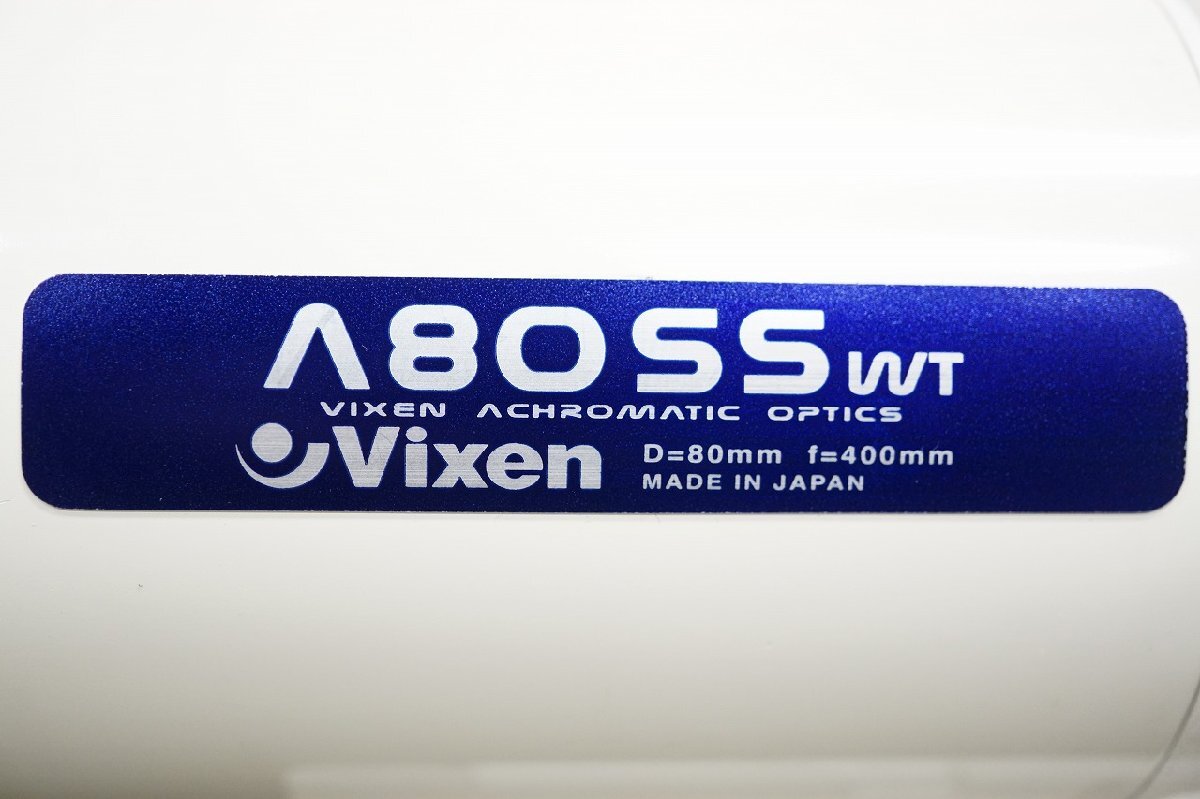 [NZ][K5713414] Vixen Vixen A80SSWT D=80mm f=400mm зеркало тубус небо body телескоп детали 7x50mm искатель / мягкий чехол и т.п. имеется 