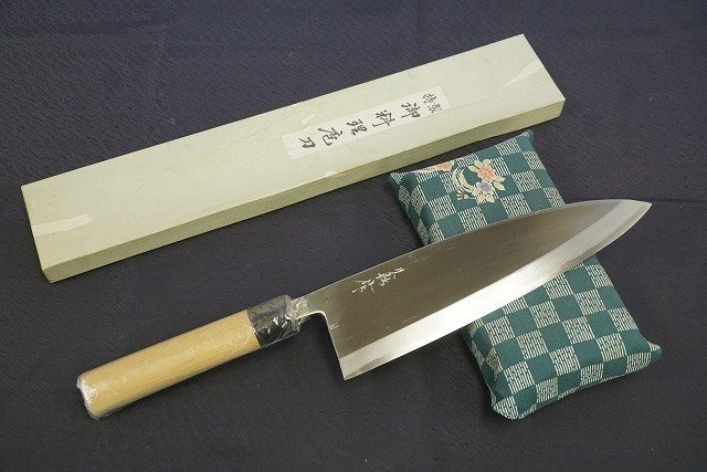 [QS][K5684080] не использовался товар .. кухонный нож японский кухонный нож сяку общая длина примерно :505mm лезвие длина примерно :310mm масса примерно :1020g