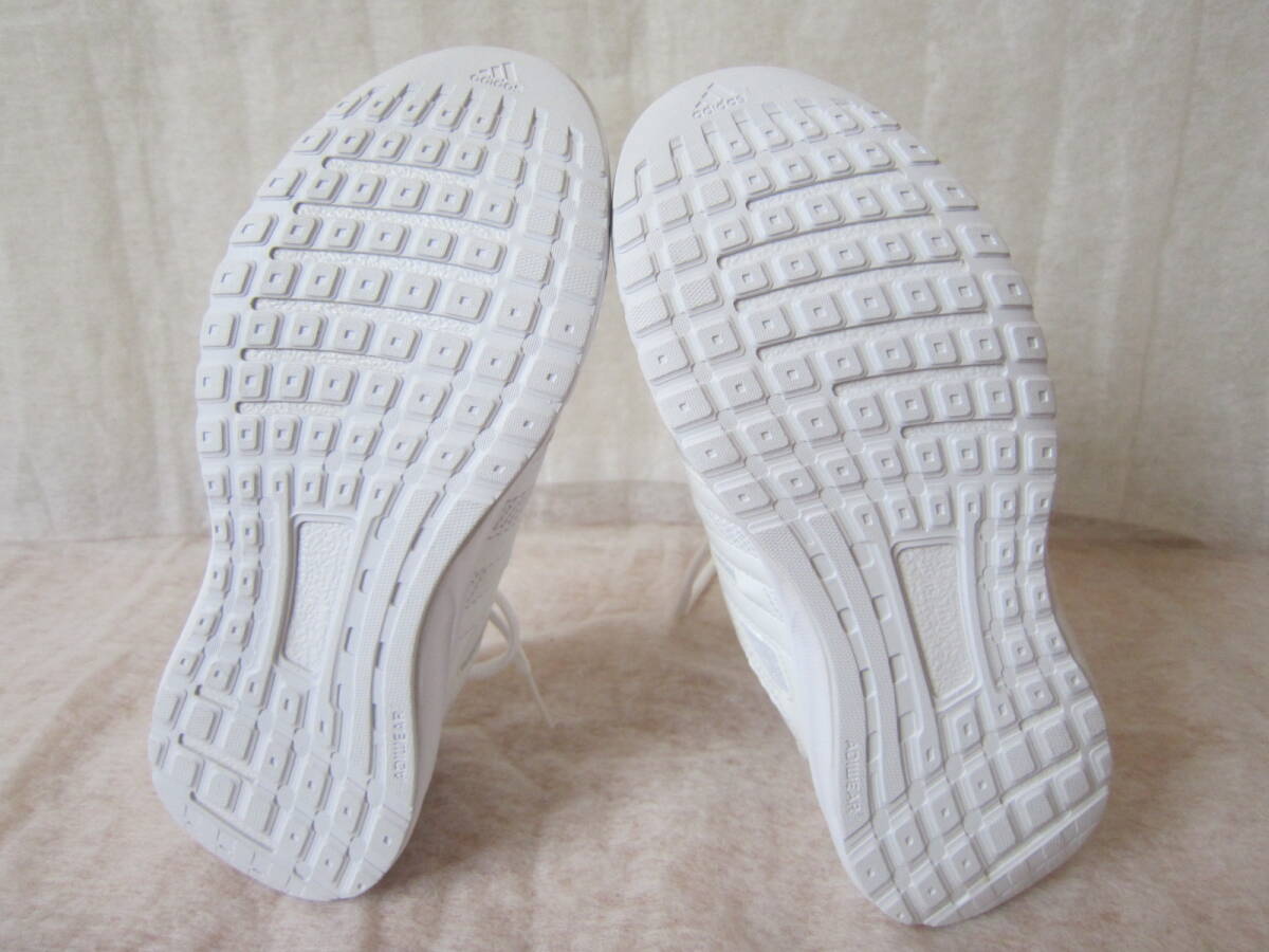 未使用？　adidas Galaxy 2（アディダス ギャラクシー２）[AQ2897]　2016年製　ホワイト 白白　　22.5㎝ US4.5　　※通学用にも！　ok2510D_画像8