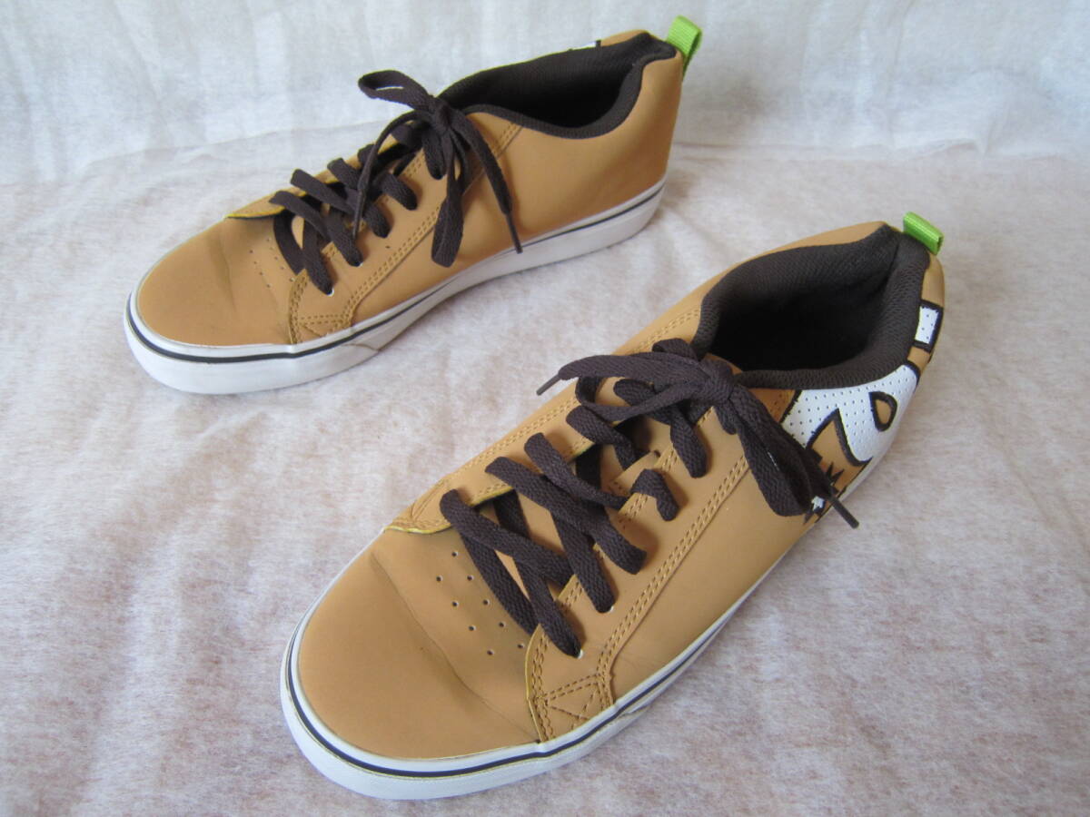 DC SHOES(ディーシーシューズ) スニーカー 茶 26.5㎝ ok2511C_画像2