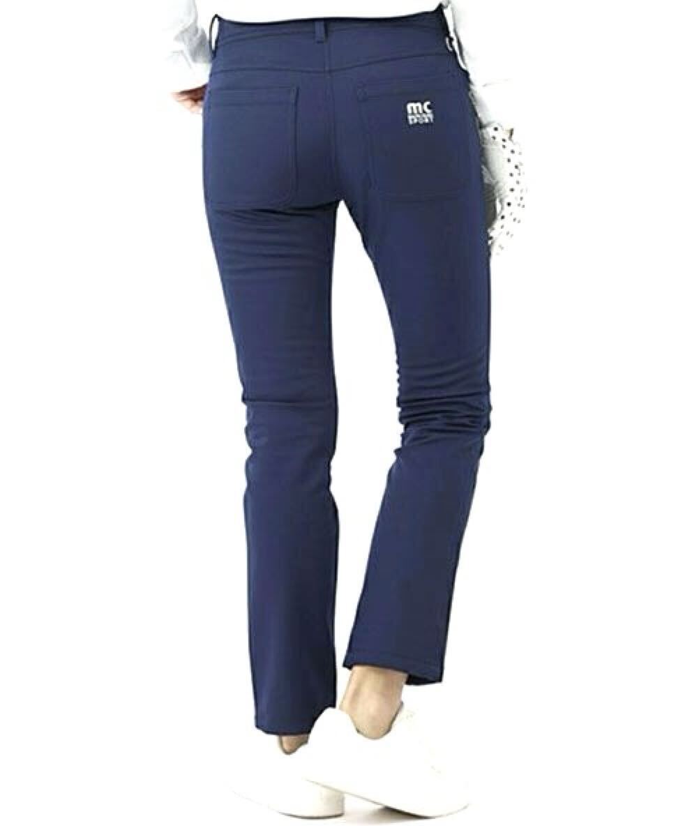 (送料無料)新品未使用品 marie claire マリ・クレール ボンディング9分丈 ☆カラー ネイビー☆サイズM ウエスト64〜70㎝、股下 約70㎝_画像2