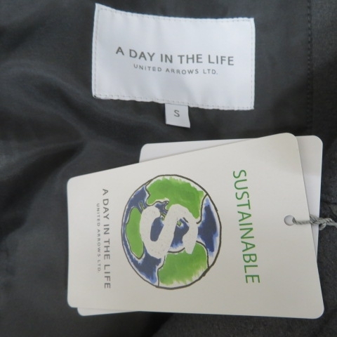 YSS6337★A DAY IN THE LIFE/ユナイテッドアローズ チェスターコート S グレー 未使用★A_画像7
