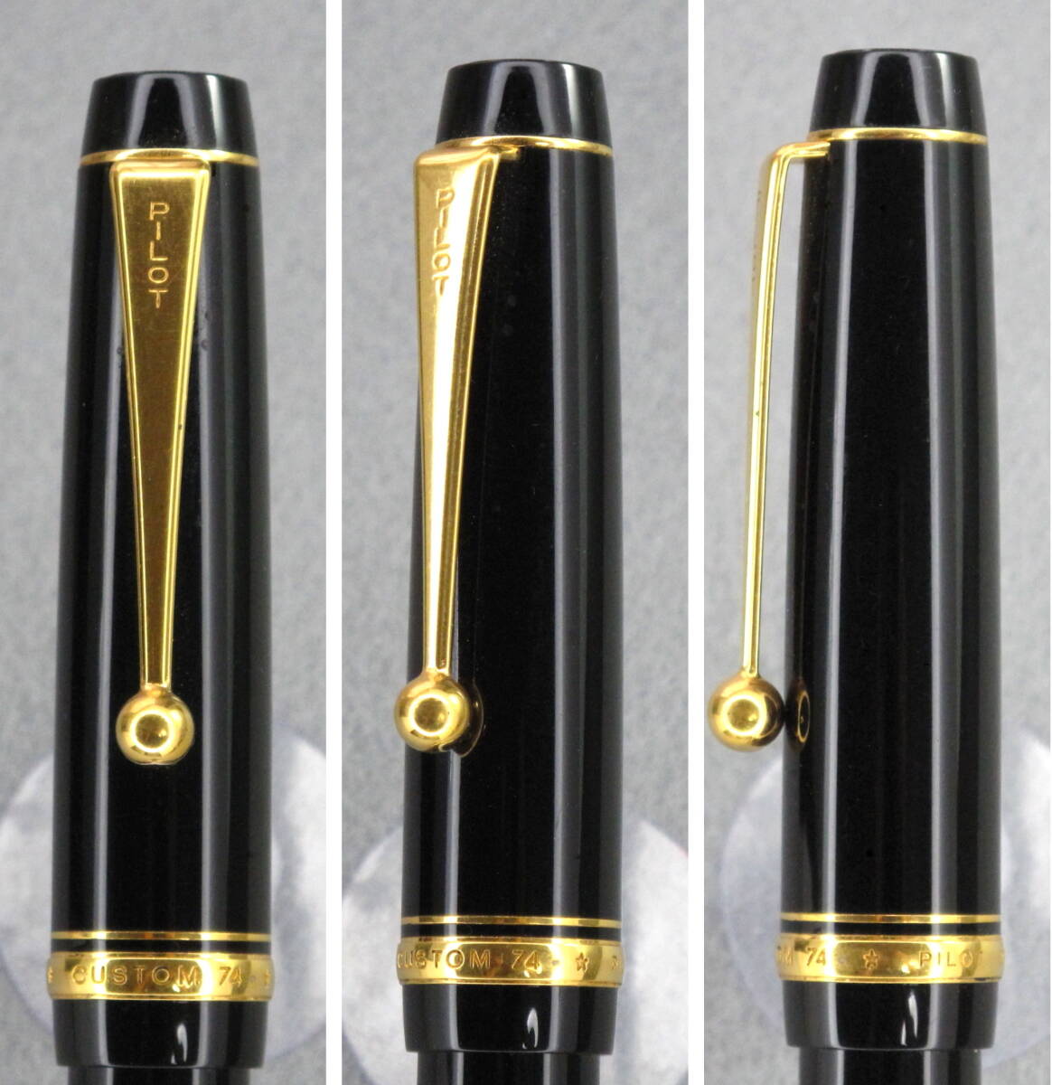 珍品！ ベスト型　古い カスタム74　ミュージックニブ　パイロット 万年筆　☆送料無料☆　1993年　PILOT CUSTOM74　簡易洗浄済み / (2-1)_画像9
