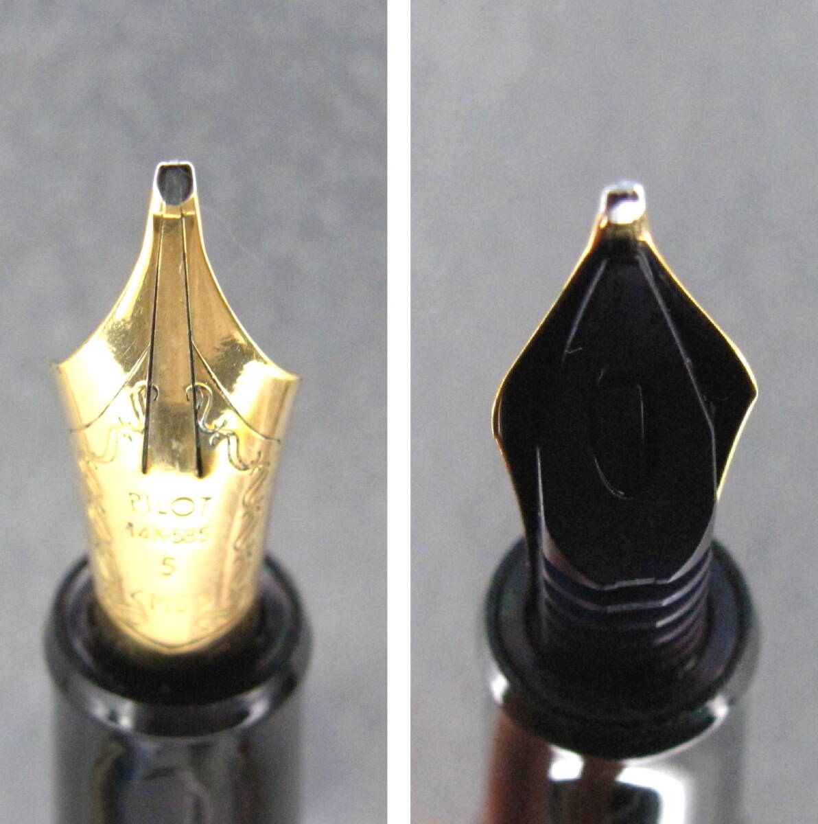 珍品！ ベスト型　古い カスタム74　ミュージックニブ　パイロット 万年筆　☆送料無料☆　1993年　PILOT CUSTOM74　簡易洗浄済み / (2-1)_画像7