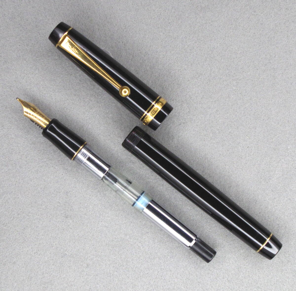 珍品！ ベスト型　古い カスタム74　ミュージックニブ　パイロット 万年筆　☆送料無料☆　1993年　PILOT CUSTOM74　簡易洗浄済み / (2-1)_画像8