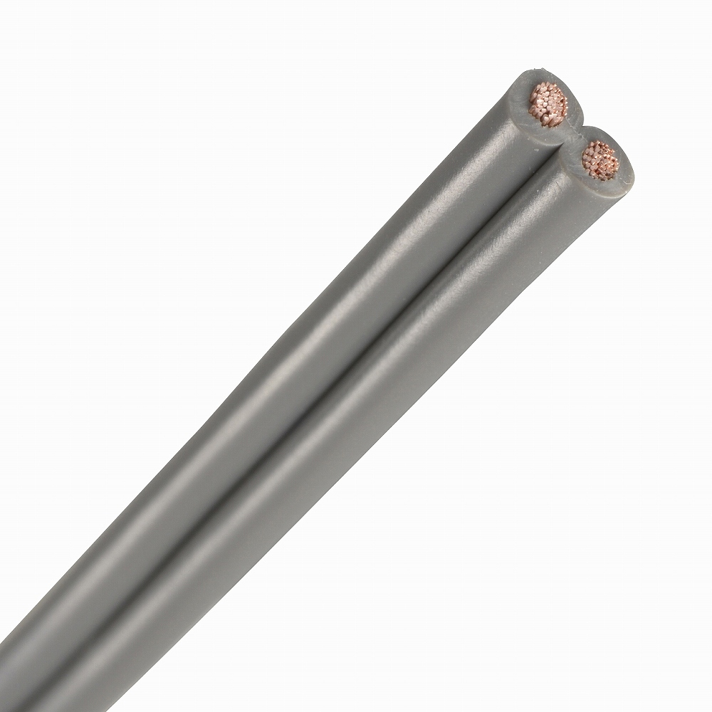 ビニール平行線 VFF 1.25mm2 6m 灰 VFF1.25 6M GY 04-7324 オーム電機 OHM_画像3