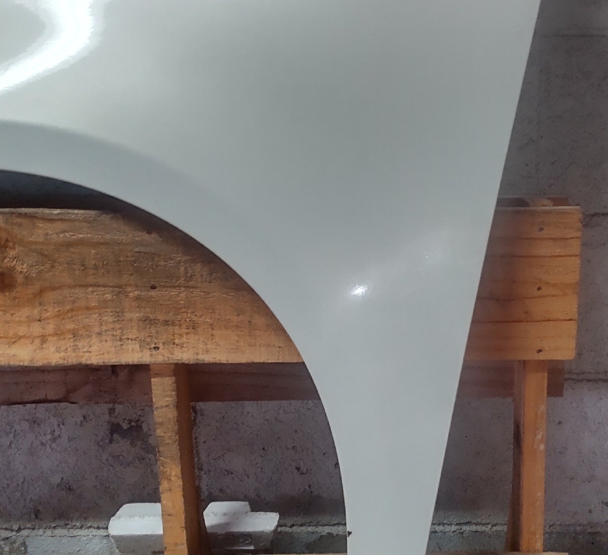 左 フェンダー ダイハツ ムーブ ラテ L560S H16/11 12563 0001 W16 53812-B2150-000 サポート付 中古_画像6