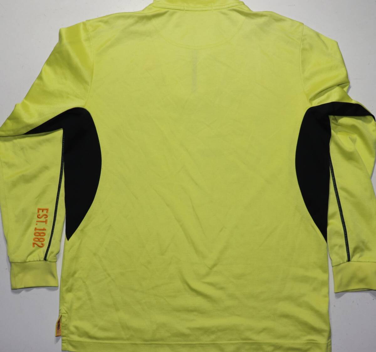 ルコック▲ゴルフ▲長袖▲スタンドネック▲黄色▲サイズL_画像3