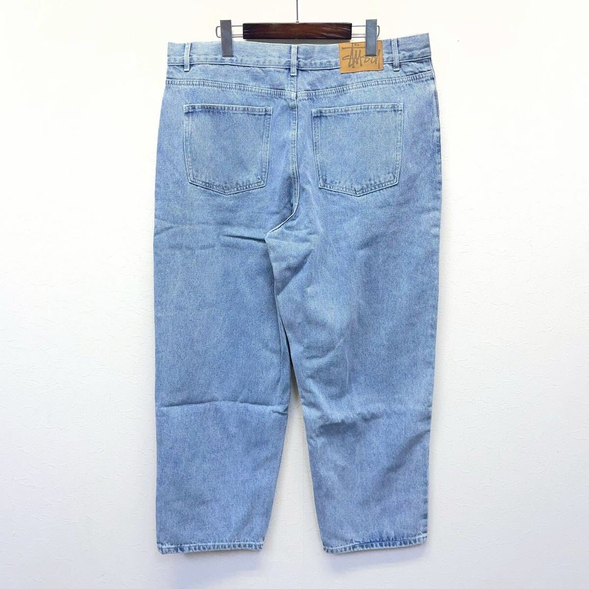 STUSSY BIG OL JEANS DENIM PANTS ステューシー ビッグ OL ジーンズ デニムパンツ size 36 バギーパンツ ワイドデニム 美品_画像2