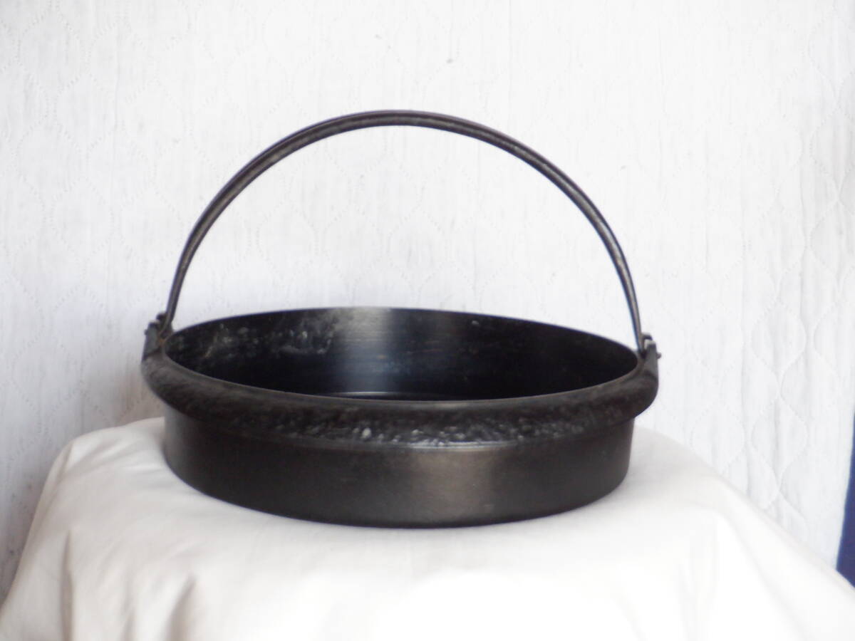  юг часть металлический контейнер кастрюля для скияки 26cm ( иметь ) кастрюля изначальный изначальный в коробке 