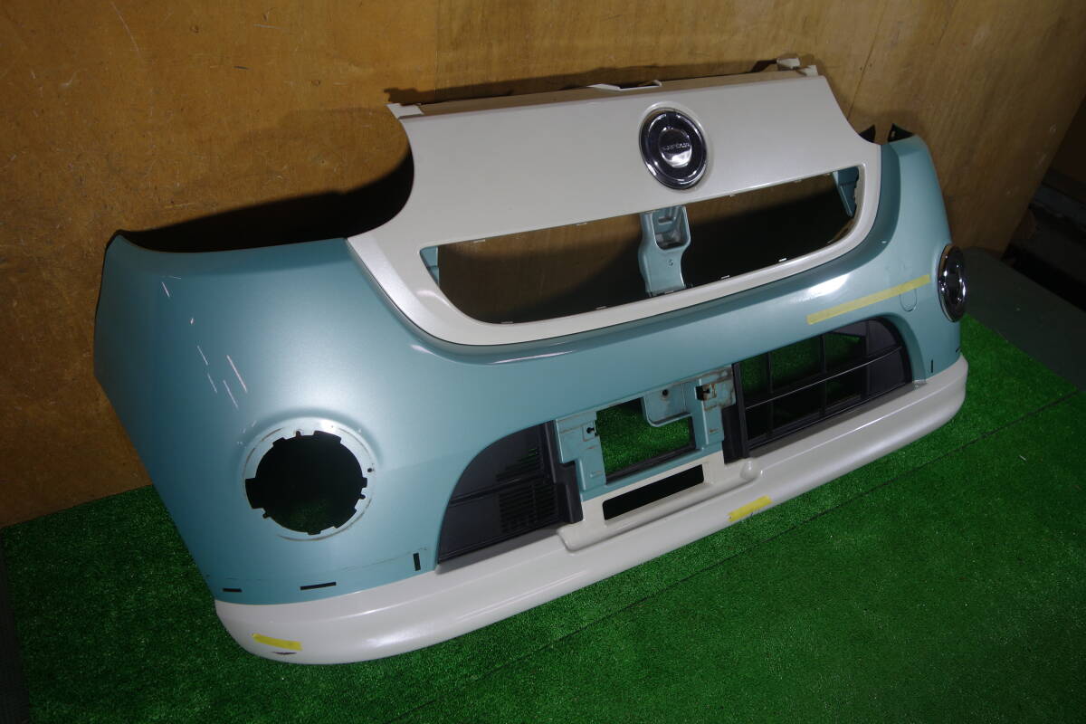 21369　LA800S ムーヴキャンバス　フロントバンパー ＋ 付属品 ミント／パール 52119-B2C80_画像3