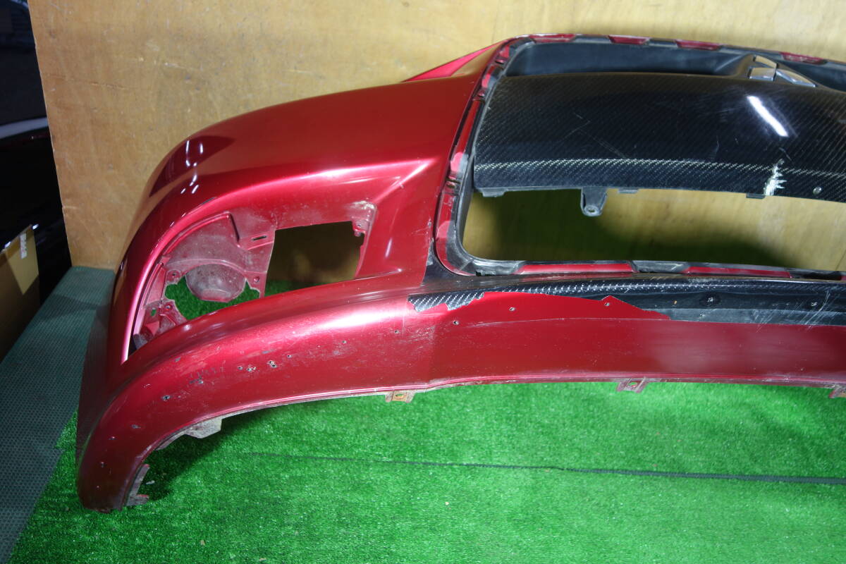 21373　CY4A CX4A ギャランフォルティス ラリーアート フロントバンパー 赤Ｍ　6400B500_画像9