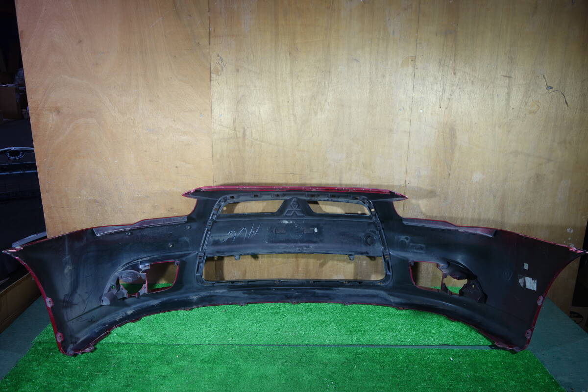 21373　CY4A CX4A ギャランフォルティス ラリーアート フロントバンパー 赤Ｍ　6400B500_画像10