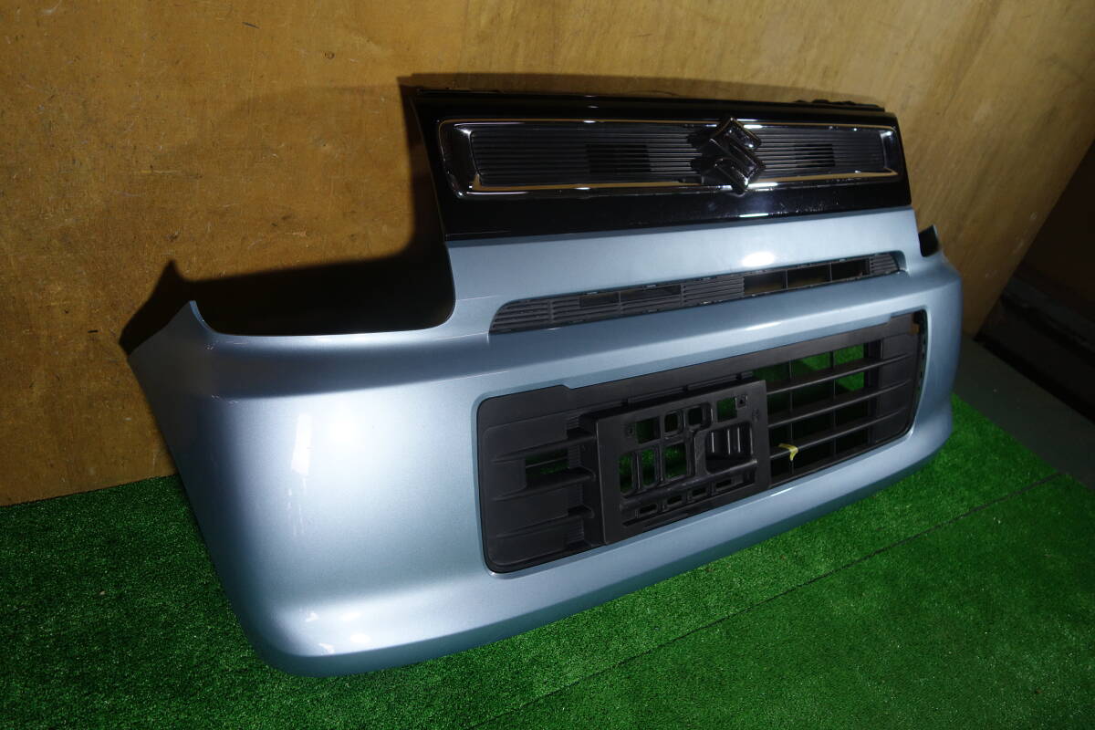 21384　MH35S MH55S ワゴンＲ　フロントバンパー　＋上下グリル ZJH 水色 71711-63R0_画像3