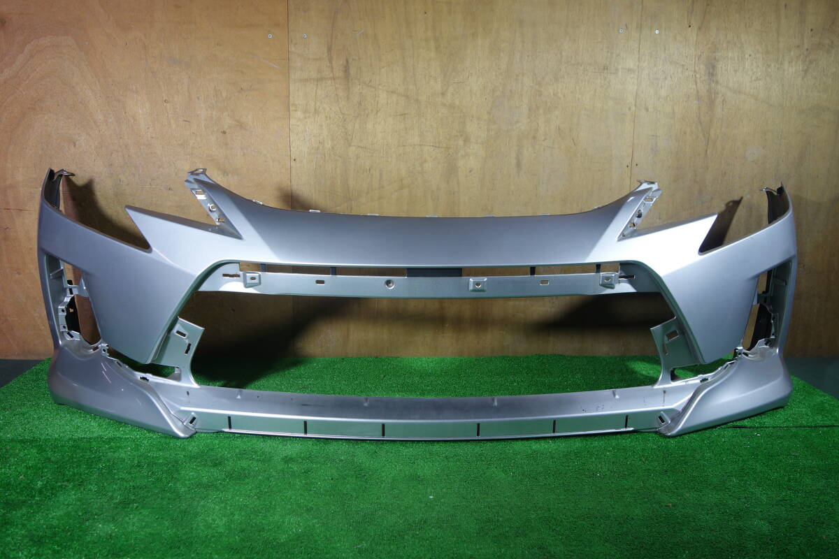 21386　GRX130 後期 マークＸ　G's/GRスポーツ　フロントバンパー シルバー 52119-22B70_画像1