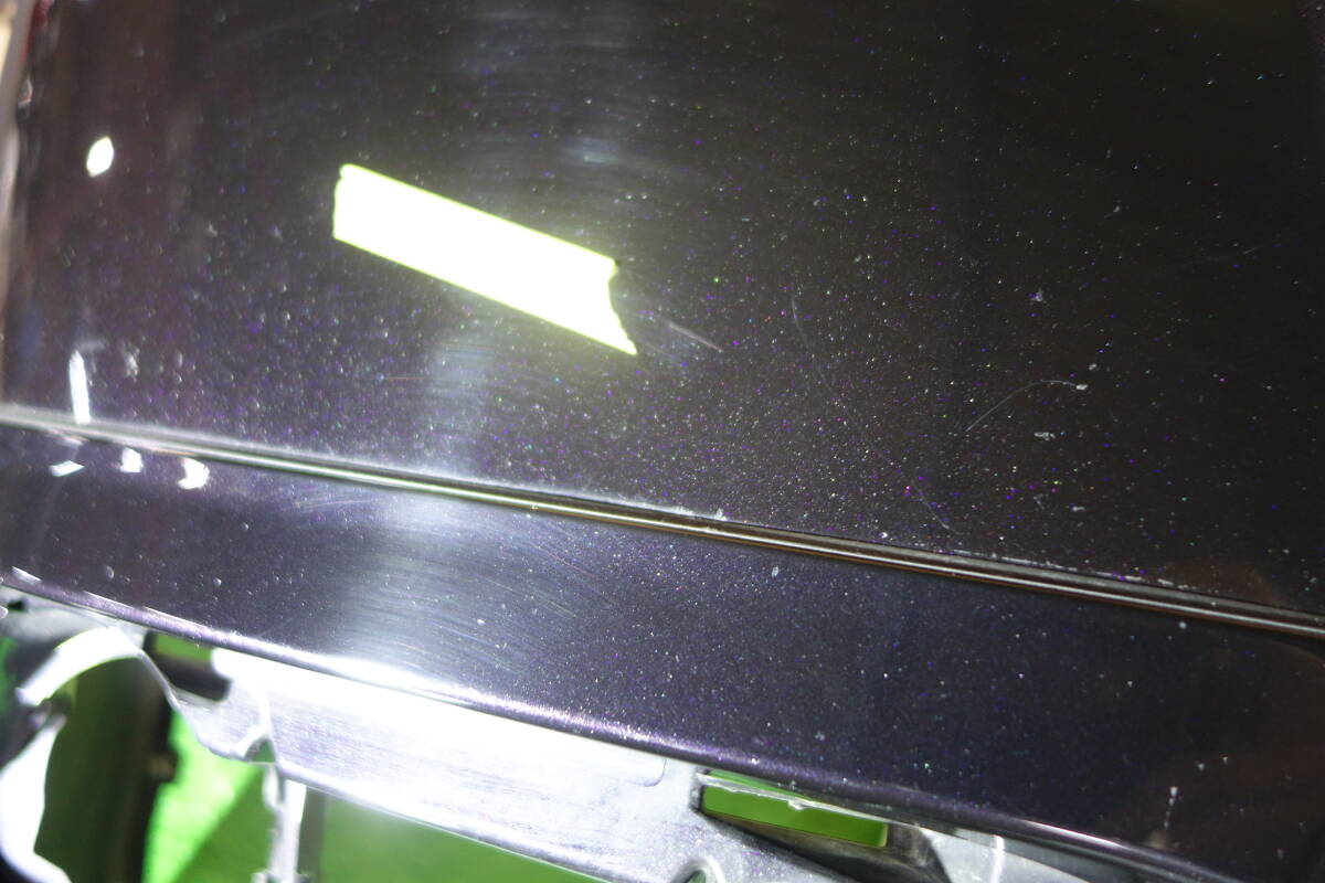 21393　ZRR80G 前期 エスクァイア フロントバンパー ＋ ＯＰスポイラー 220 黒紫　52119-28G70_画像4