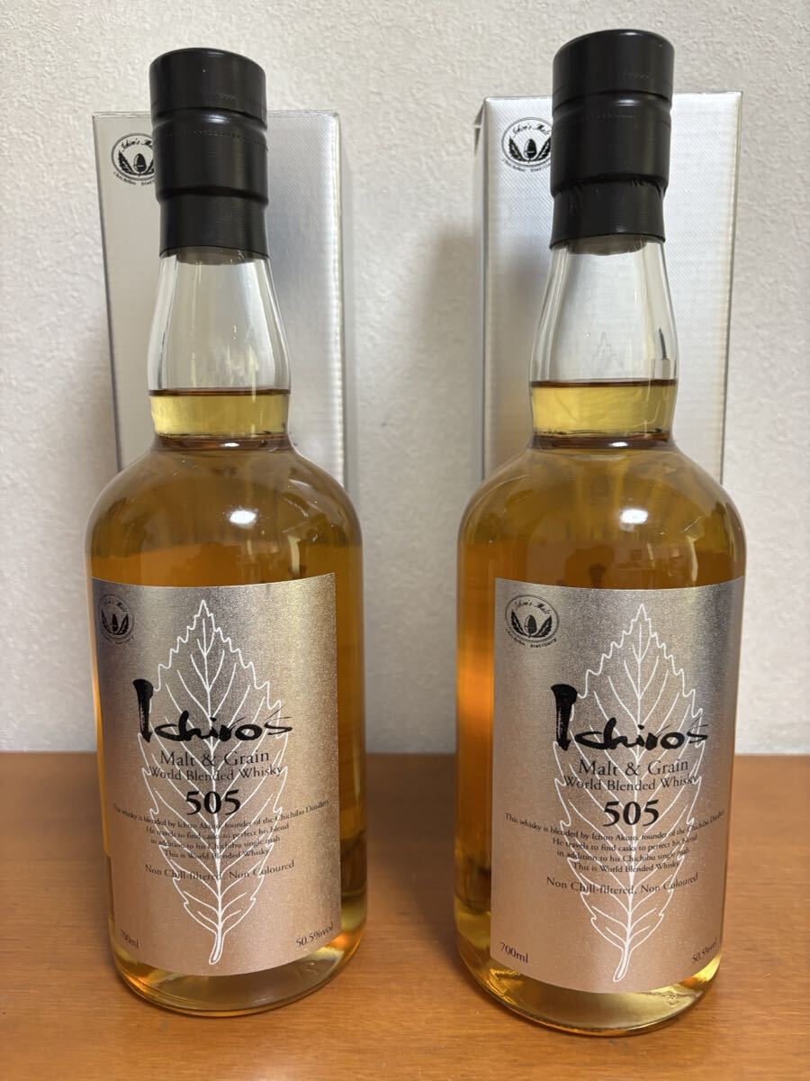 イチローズモルト&グレーン505シルバーラベル　2本セット　新品未開栓_画像2