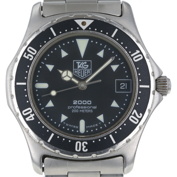 タグホイヤー TAG HEUER プロフェッショナル 2000 ダイバー 973.006 クオーツ メンズ 腕時計 【xx】【中古】4000020801700873_画像1