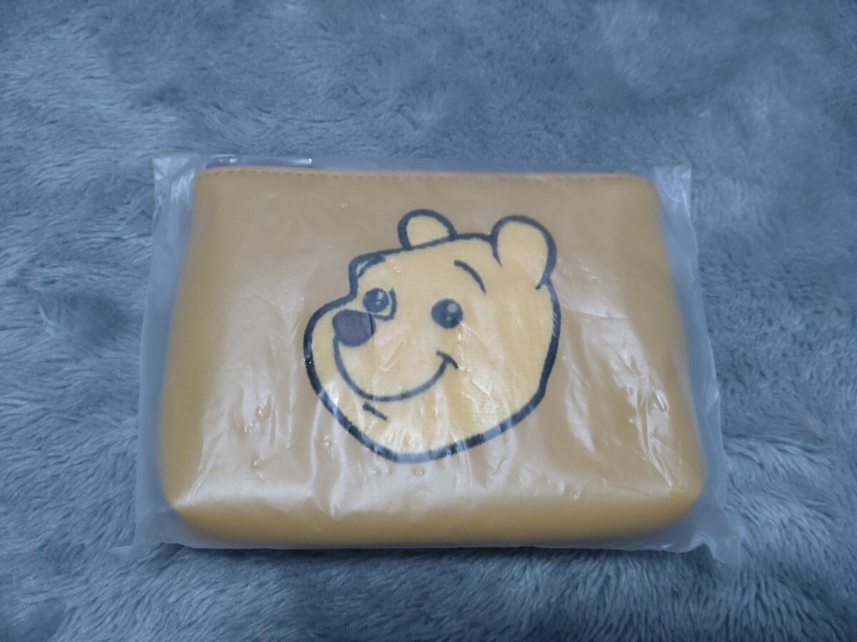 ディズニー　くまのプーさん　刺繍　ティッシュポーチ　イエロー_画像3