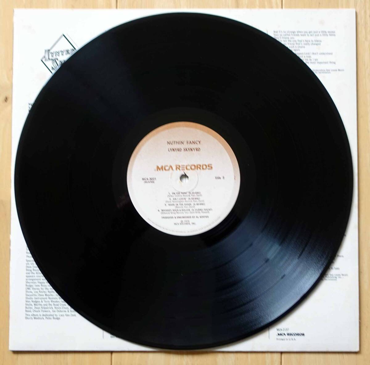 Lynyrd Skynyrd（レーナード・スキナード）LP『Nuthin' Fancy』US盤 シュリンク付き MCA-3021 再生確認済み_画像6