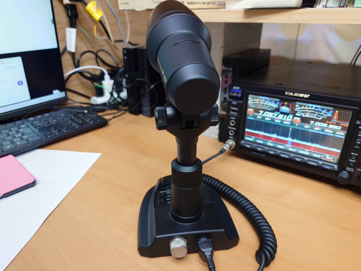 YAESU M-100 高級マイクロフォン 元箱あり 中古 デュアルエレメントマイクロフォン 八重洲無線_画像2