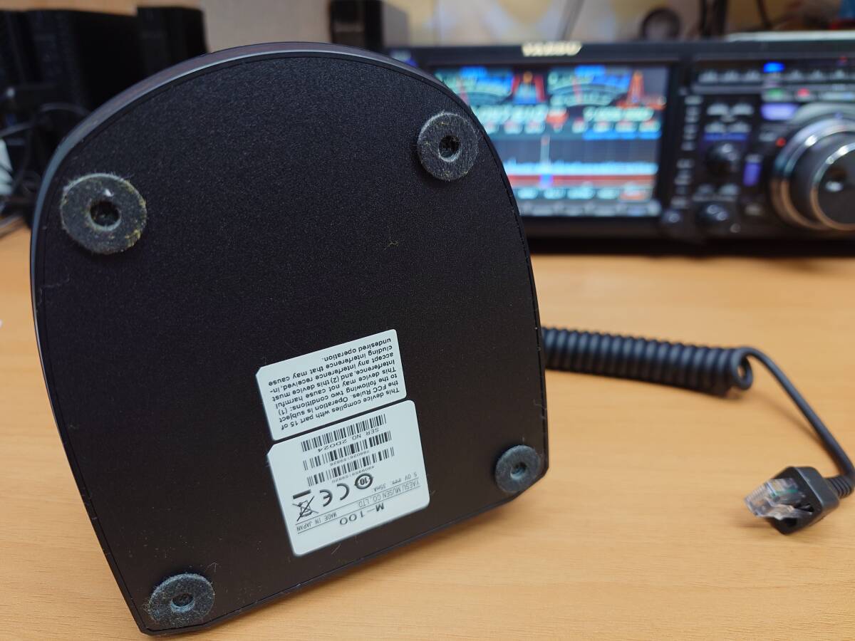 YAESU M-100 高級マイクロフォン 元箱あり 中古 デュアルエレメントマイクロフォン 八重洲無線_画像8