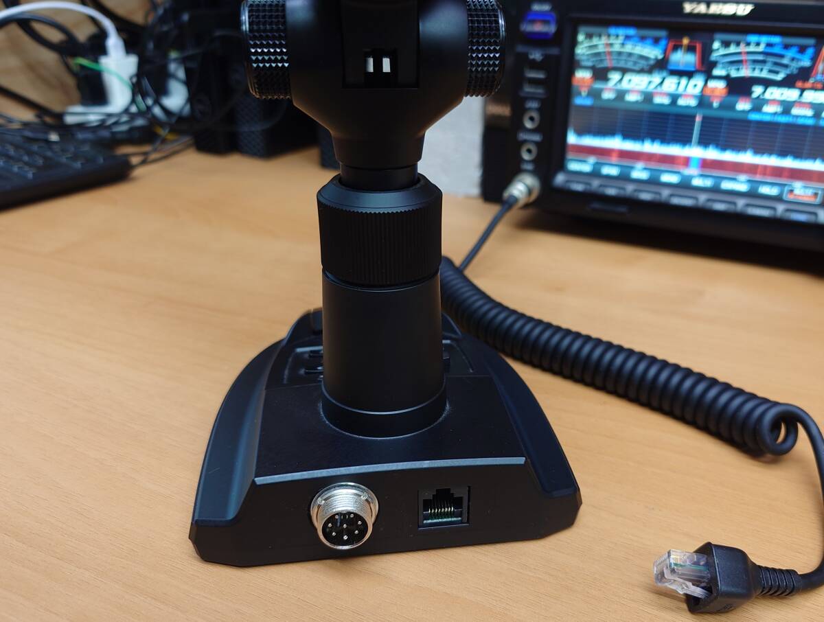 YAESU M-100 高級マイクロフォン 元箱あり 中古 デュアルエレメントマイクロフォン 八重洲無線_画像4