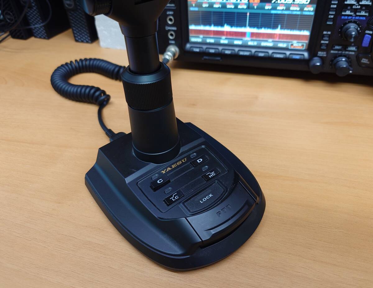 YAESU M-100 高級マイクロフォン 元箱あり 中古 デュアルエレメントマイクロフォン 八重洲無線_画像3